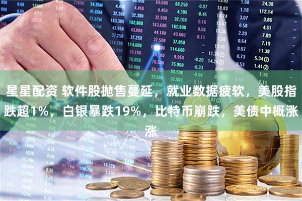 星星配资 软件股抛售蔓延，就业数据疲软，美股指跌超1%，白银暴跌19%，比特币崩跌，美债中概涨