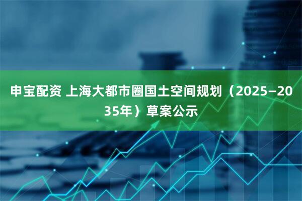 申宝配资 上海大都市圈国土空间规划（2025—2035年）草案公示